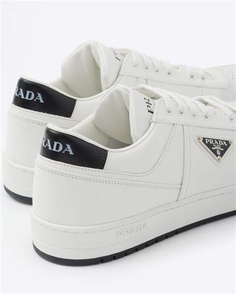 prada laceless sneakers|Prada downtown leather sneakers.